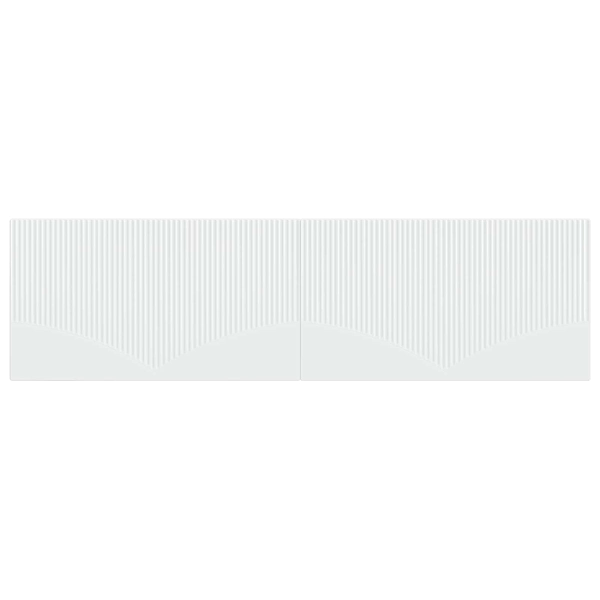 Wall-Mounted Headboard HOORN Engineered Wood Width 180 cm White