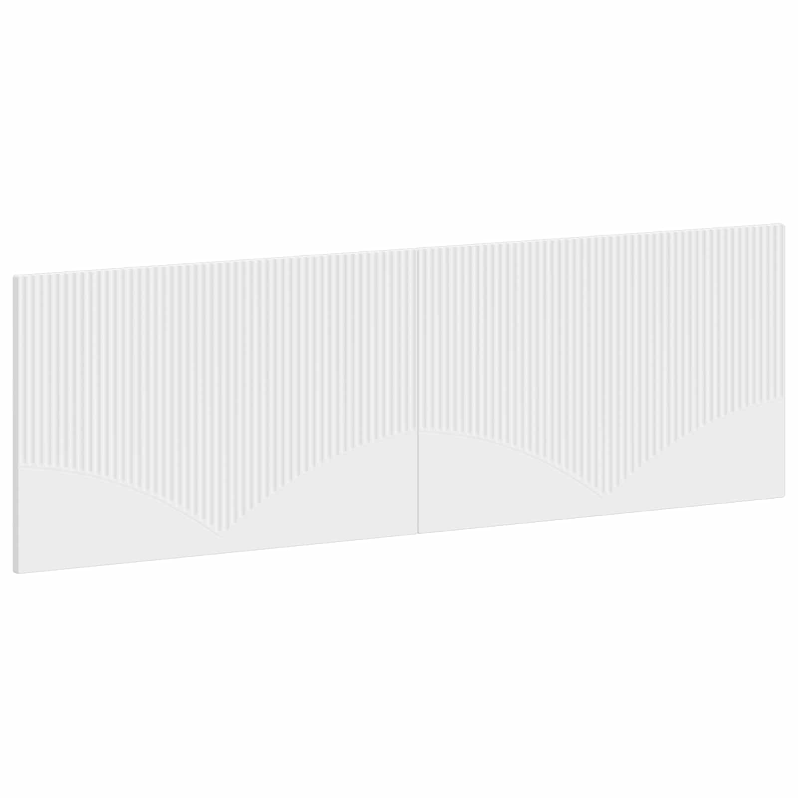vidaXL Wall-Mounted Headboard HOORN White Engineered Wood 2