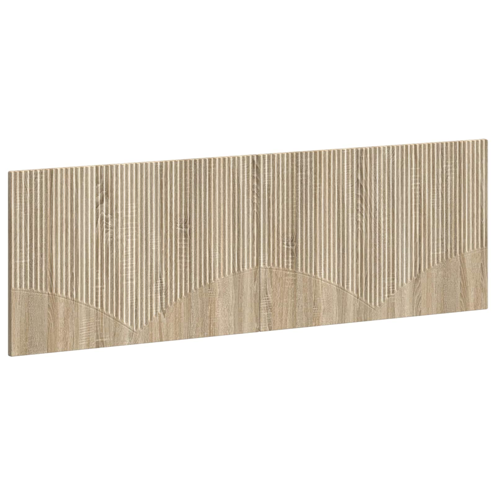vidaXL Wall-Mounted Headboard HOORN Sonoma Oak Engineered Wood 2