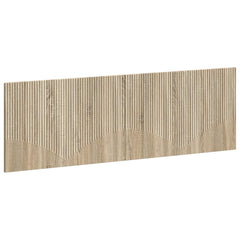 vidaXL Wall-Mounted Headboard HOORN Sonoma Oak Engineered Wood 2