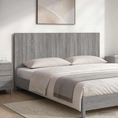 vidaXL Wall-Mounted Headboard HOORN Grey Sonoma Engineered Wood 1