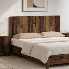 vidaXL Wall-Mounted Headboard HOORN Old Wood Engineered Wood 1