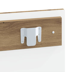 vidaXL Wall-Mounted Headboard HOORN Artisan Oak Engineered Wood 6