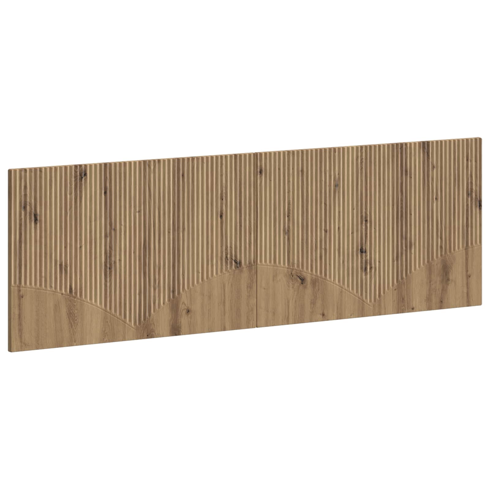 vidaXL Wall-Mounted Headboard HOORN Artisan Oak Engineered Wood 2