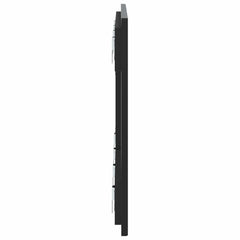 vidaXL Wall-Mounted Headboard HOORN Black Engineered Wood 4