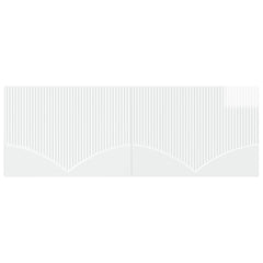 vidaXL Wall-Mounted Headboard HOORN High Gloss White Engineered Wood 3