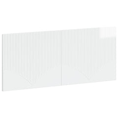 vidaXL Wall-Mounted Headboard HOORN High Gloss White Engineered Wood 2