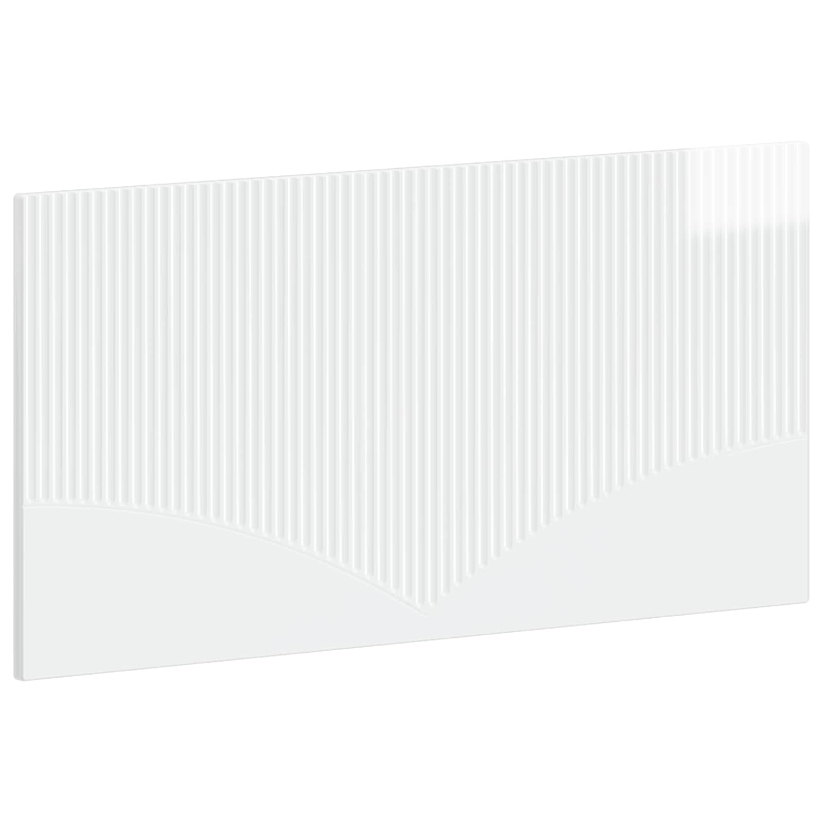 vidaXL Wall-Mounted Headboard HOORN High Gloss White Engineered Wood 2