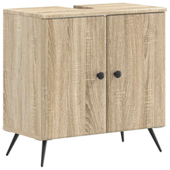 vidaXL Bathroom Sink Cabinet BREDA Sonoma Oak 59.5 x 31.5x 59 cm 2