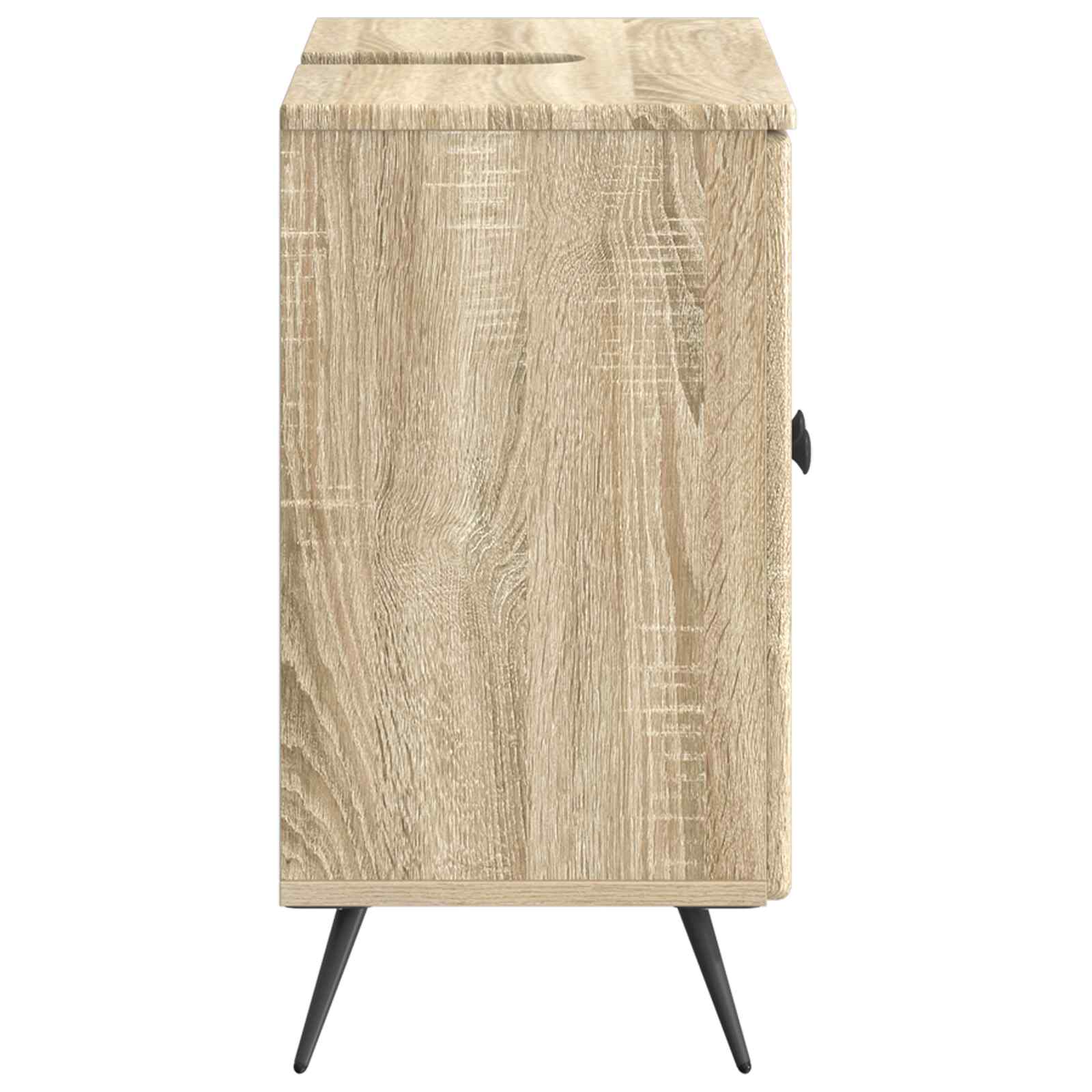 vidaXL Bathroom Sink Cabinet BREDA Sonoma Oak 59.5 x 31.5x 59 cm 5