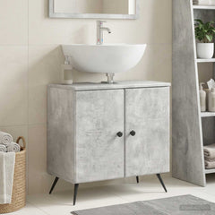 vidaXL Bathroom Sink Cabinet BREDA Concrete Grey 59.5 x 31.5x 59 cm 1