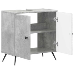 vidaXL Bathroom Sink Cabinet BREDA Concrete Grey 59.5 x 31.5x 59 cm 3