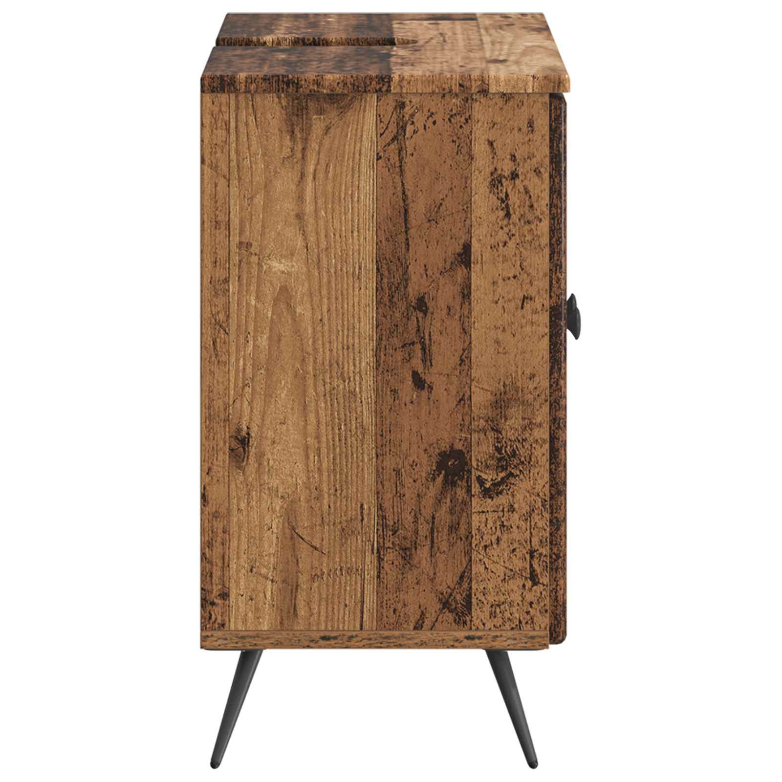 vidaXL Bathroom Sink Cabinet BREDA Old Wood 59.5 x 31.5x 59 cm 5