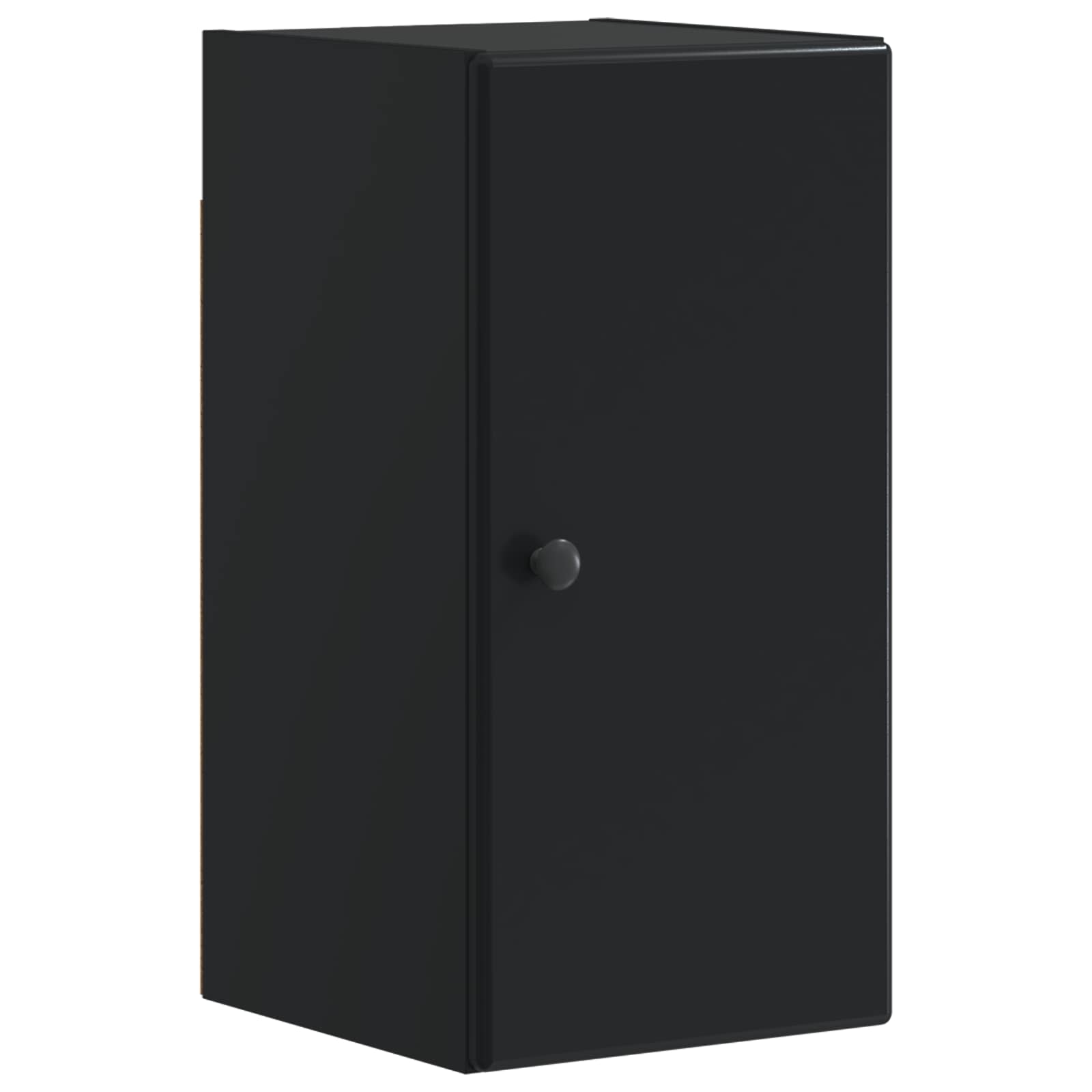 vidaXL Bathroom Wall Cabinet BREDA Black 30 x 31 x 59 cm 2