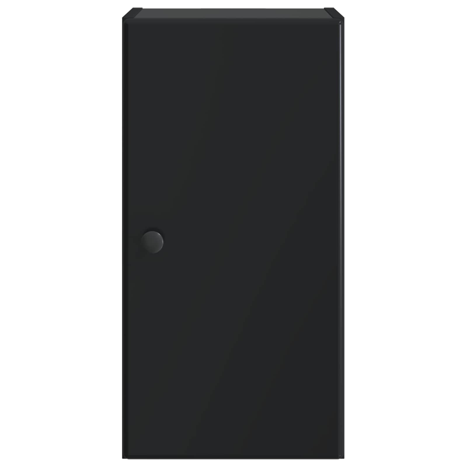 vidaXL Bathroom Wall Cabinet BREDA Black 30 x 31 x 59 cm 4
