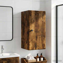 vidaXL Bathroom Wall Cabinet BREDA Smoked Oak 30 x 31 x 59 cm 1