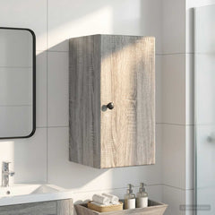 vidaXL Bathroom Wall Cabinet BREDA Grey Sonoma 30 x 31 x 59 cm 1