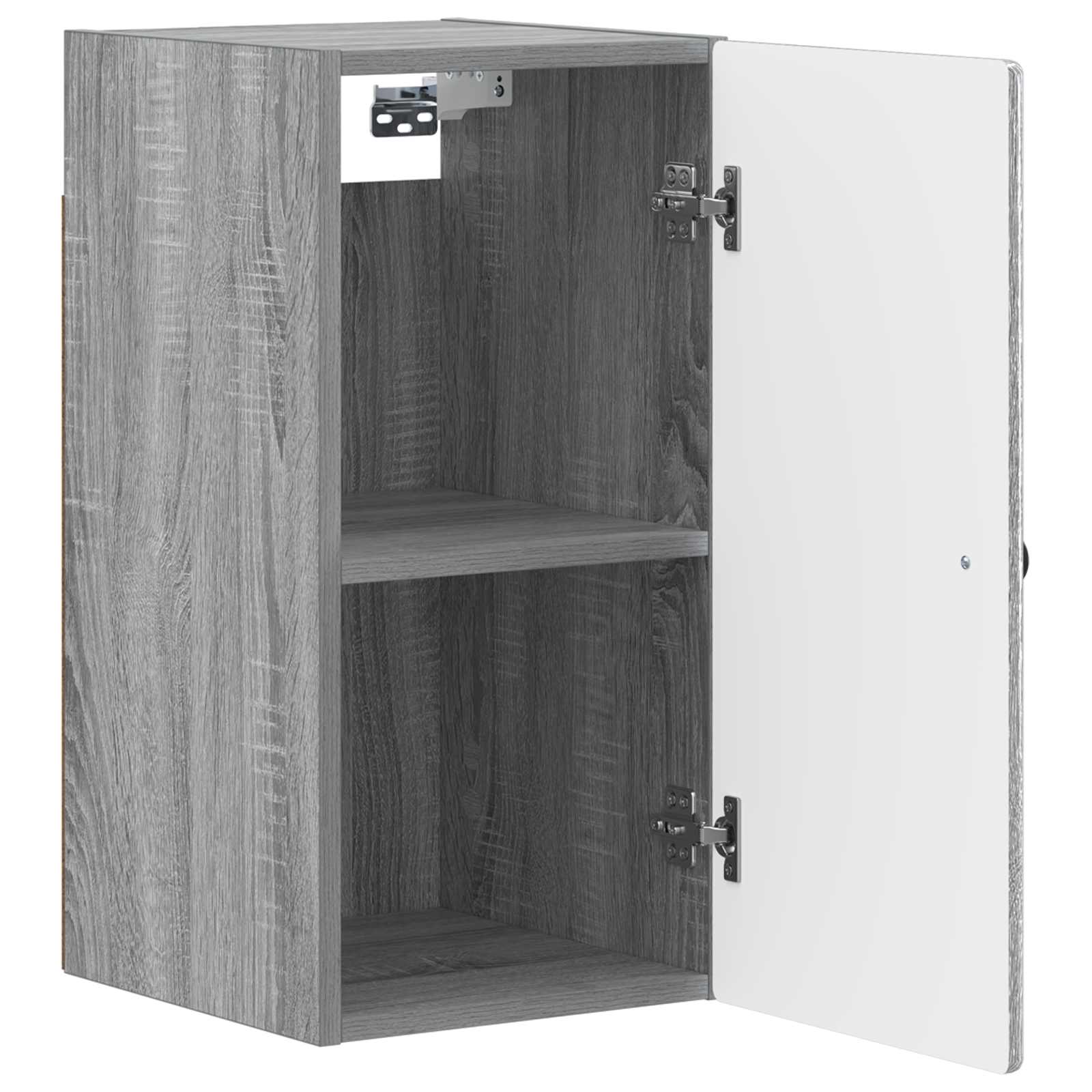 vidaXL Bathroom Wall Cabinet BREDA Grey Sonoma 30 x 31 x 59 cm 3