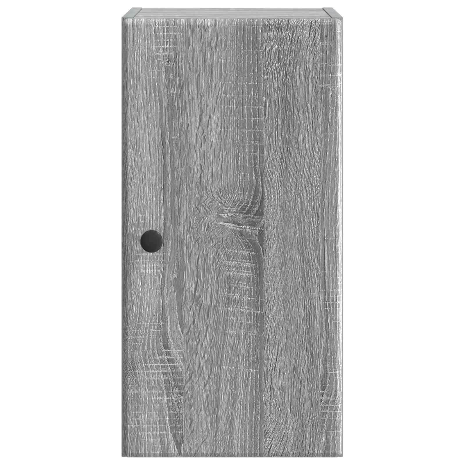 vidaXL Bathroom Wall Cabinet BREDA Grey Sonoma 30 x 31 x 59 cm 4