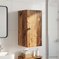 vidaXL Bathroom Wall Cabinet BREDA Old Wood 30 x 31 x 59 cm 1
