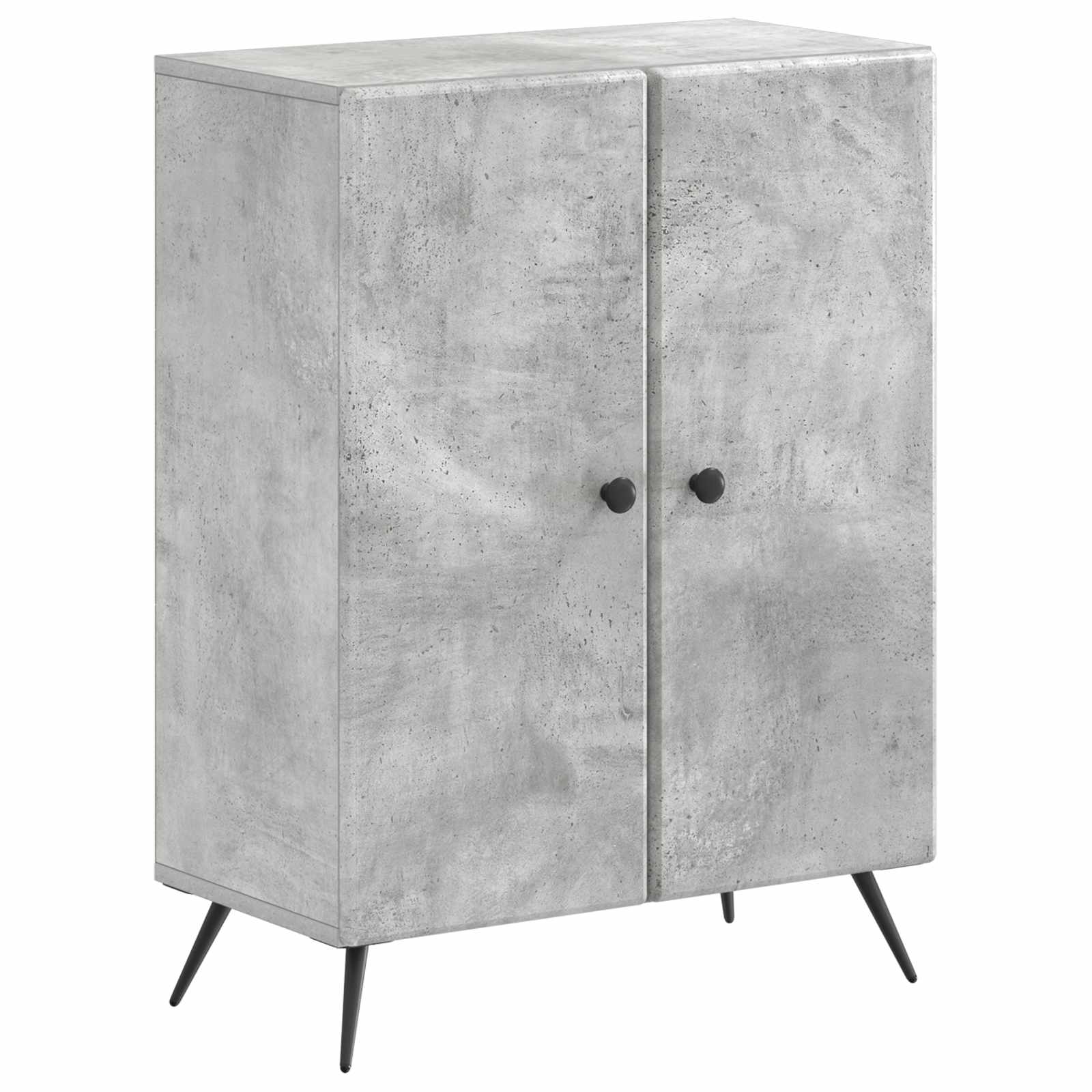 vidaXL Bathroom Storage Cainet BREDA Concrete Grey 59.5 x 31 x 80 cm 2