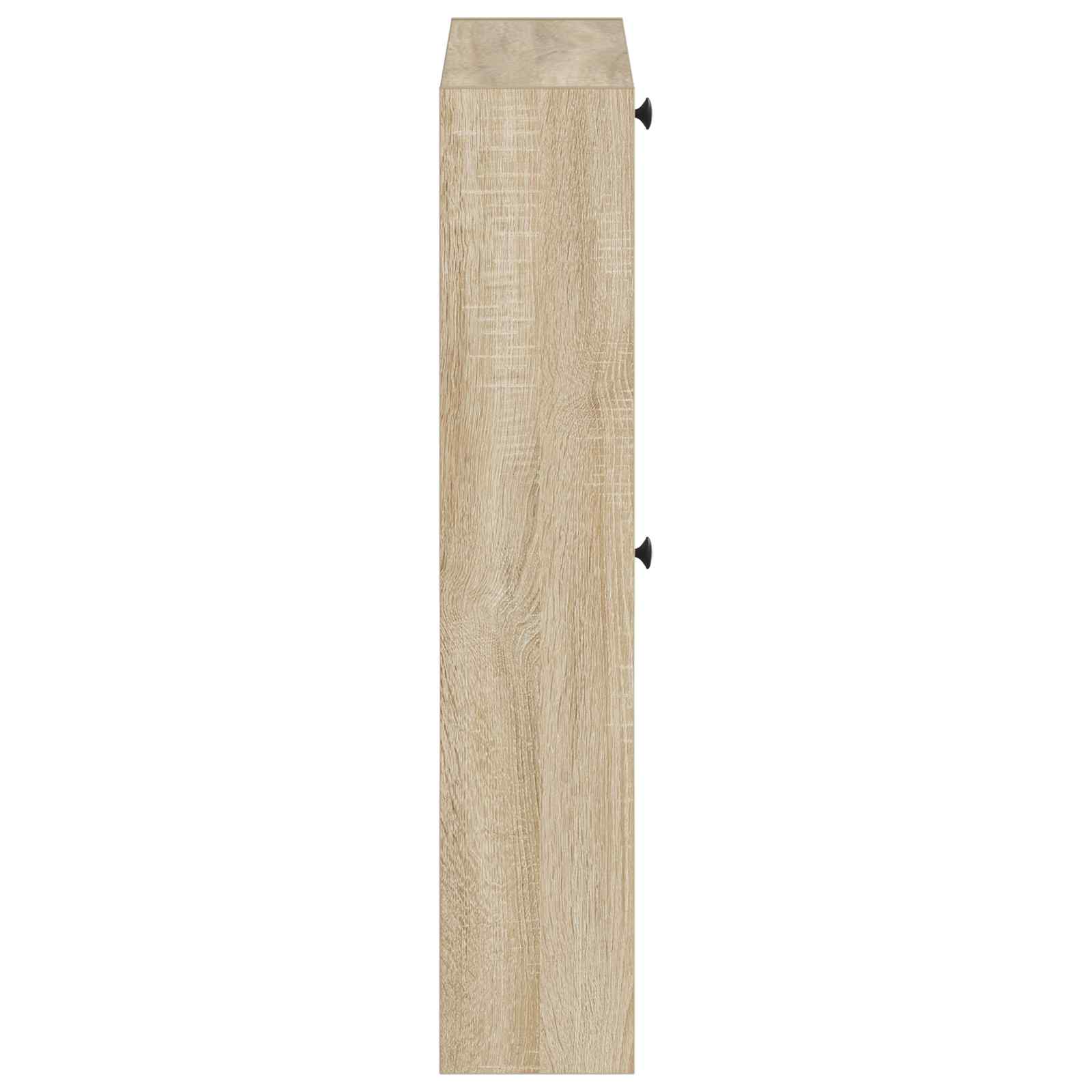 vidaXL Wall-Mounted Shoe Cabinet BREDA 71 x 17 x 86 cm Engineered Wood 5