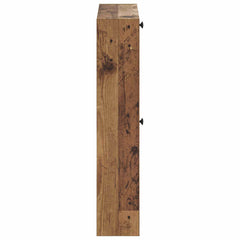vidaXL Wall-Mounted Shoe Cabinet BREDA 71 x 17 x 86 cm Engineered Wood 5