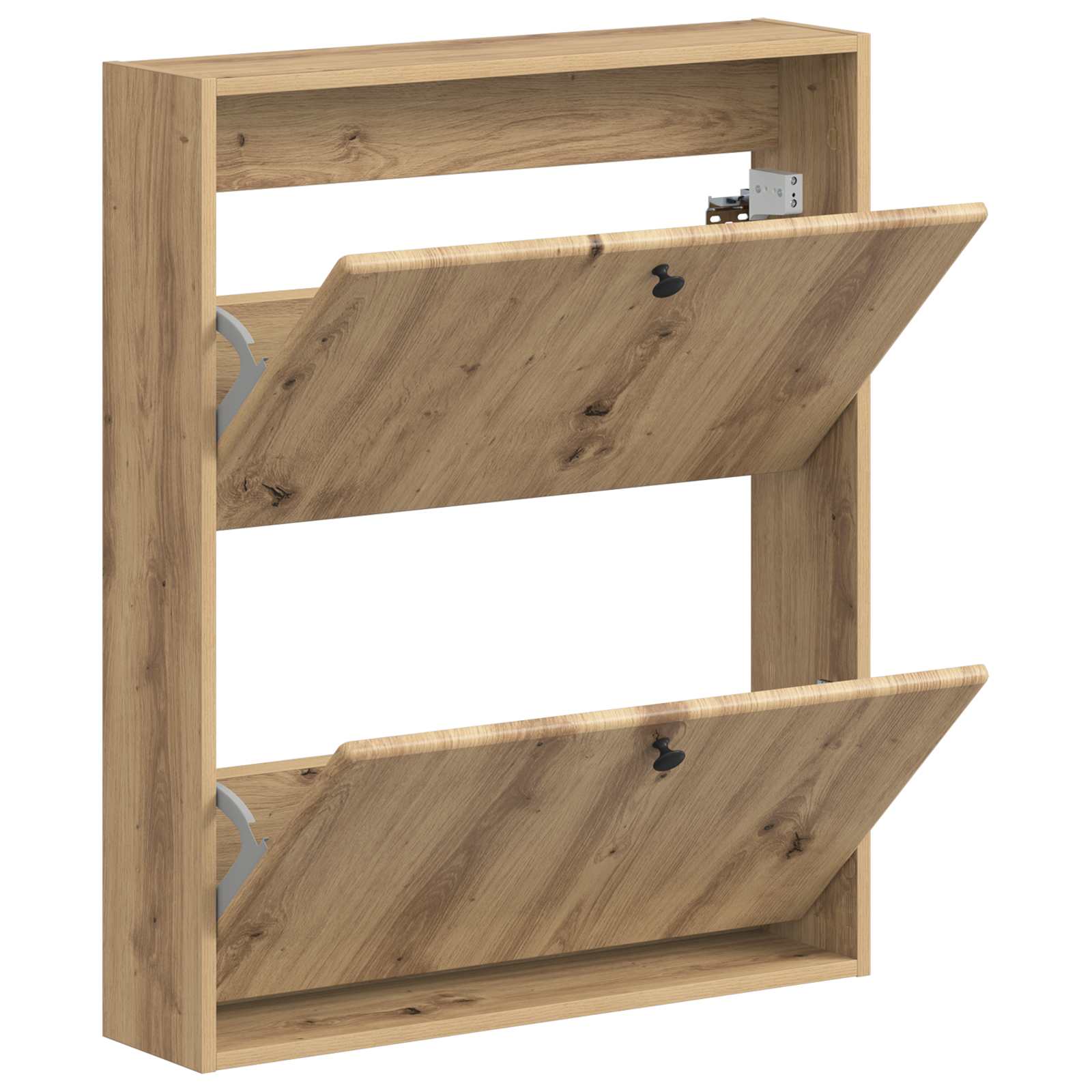 vidaXL Wall-Mounted Shoe Cabinet BREDA 71 x 17 x 86 cm Engineered Wood 3