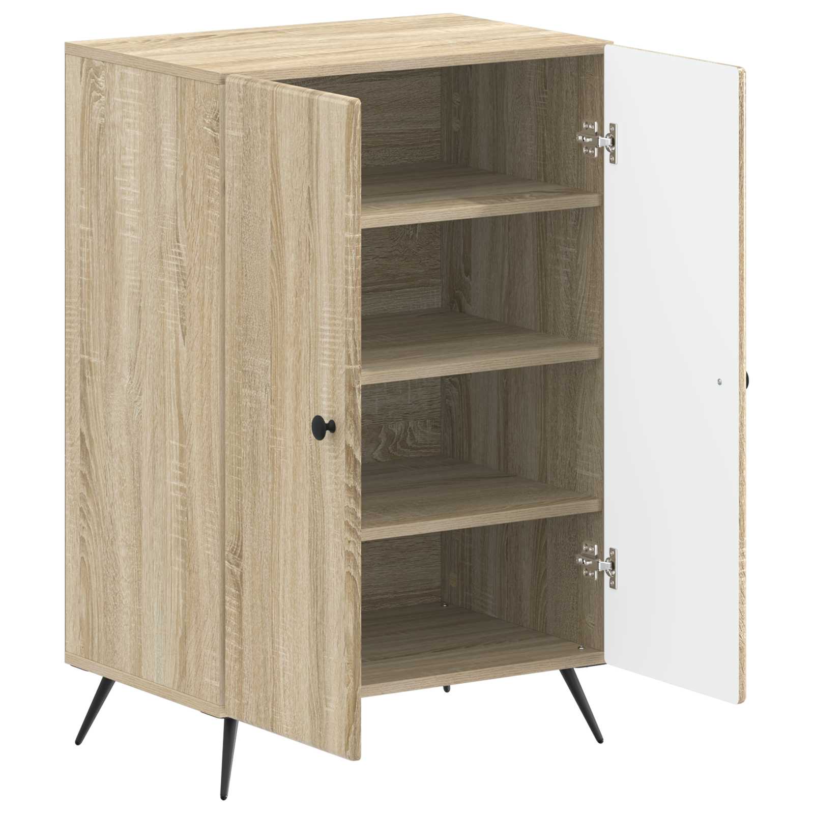 vidaXL Shoe Cabinet BREDA 59.5 x 39.5 x 90 cm Engineered Wood 3