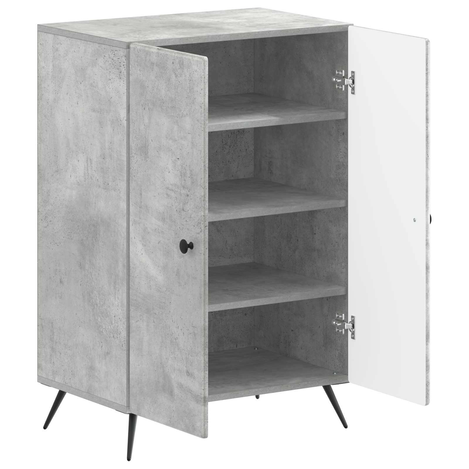 vidaXL Shoe Cabinet BREDA 59.5 x 39.5 x 90 cm Engineered Wood 3