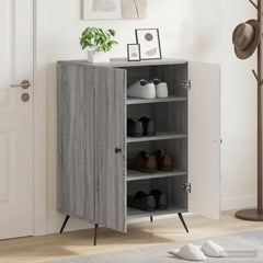 vidaXL Shoe Cabinet BREDA 59.5 x 39.5 x 90 cm Engineered Wood 1