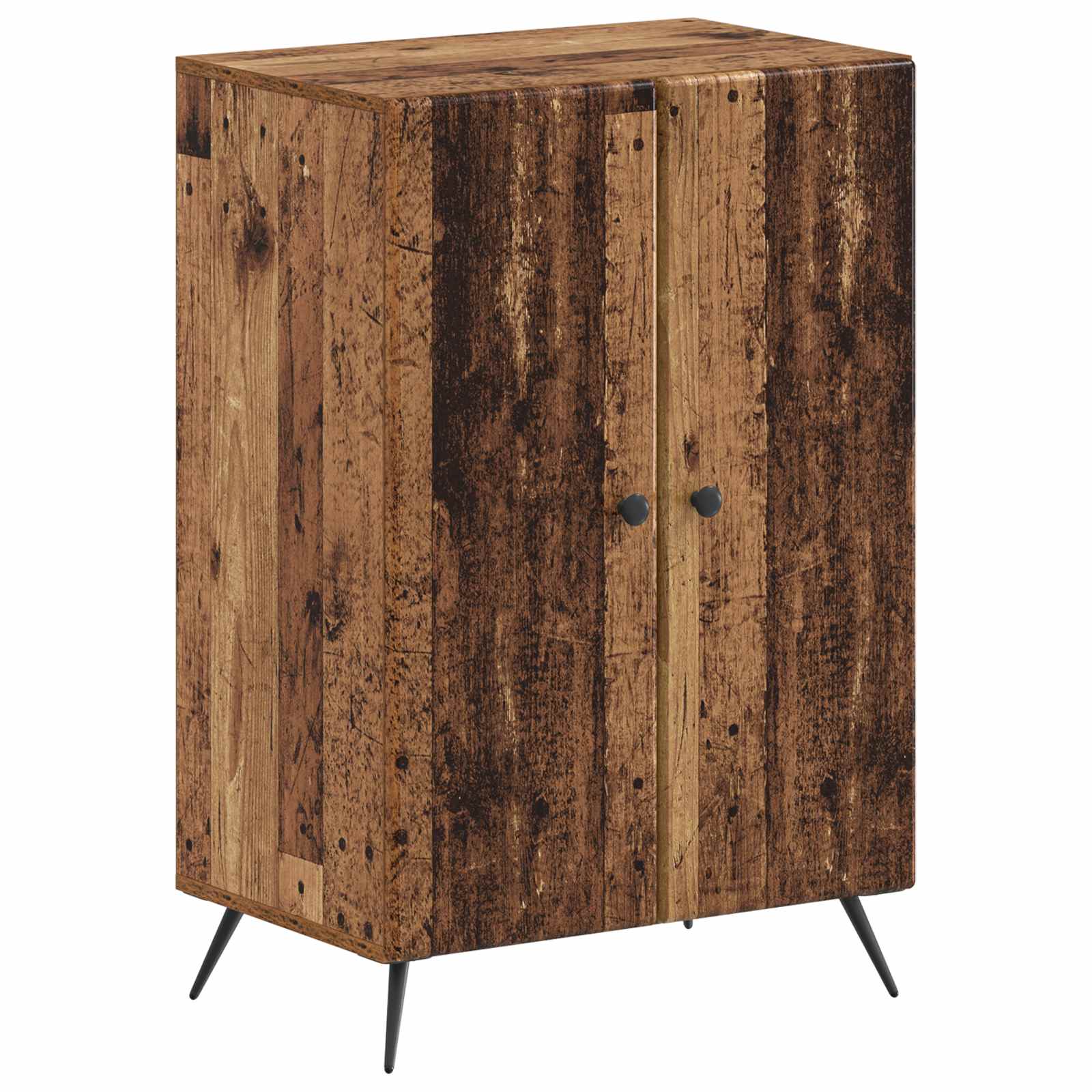 vidaXL Shoe Cabinet BREDA 59.5 x 39.5 x 90 cm Engineered Wood Old Wood 2