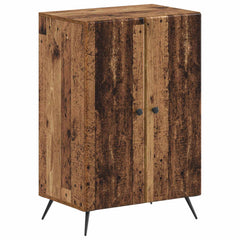 vidaXL Shoe Cabinet BREDA 59.5 x 39.5 x 90 cm Engineered Wood Old Wood 2