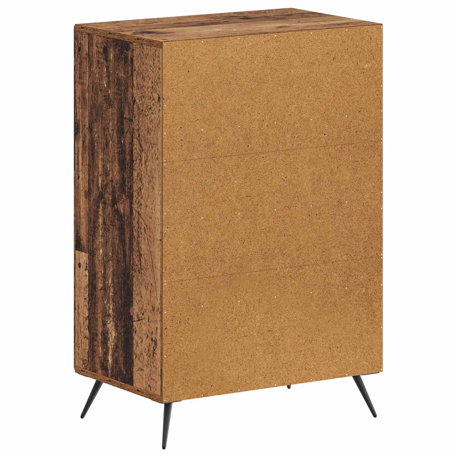 vidaXL Shoe Cabinet BREDA 59.5 x 39.5 x 90 cm Engineered Wood Old Wood 6