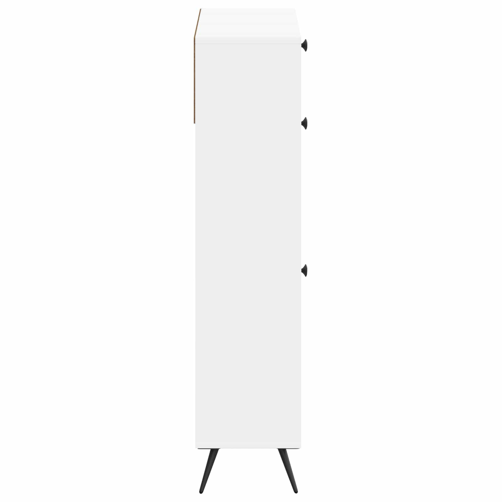 vidaXL Shoe Cabinet BREDA 78 x 24 x 103 cm Engineered Wood White 5