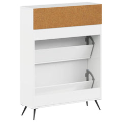 vidaXL Shoe Cabinet BREDA 78 x 24 x 103 cm Engineered Wood 6