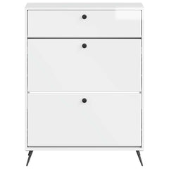 vidaXL Shoe Cabinet BREDA 78 x 24 x 103 cm Engineered Wood 4
