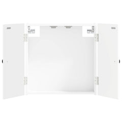 vidaXL Dartboard Cabinet BREDA White 52.5 x 10.5 x 53.5 cm 2