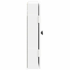 vidaXL Dartboard Cabinet BREDA White 52.5 x 10.5 x 53.5 cm 5