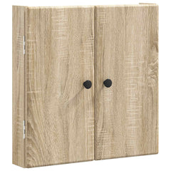 vidaXL Dartboard Cabinet BREDA Sonoma Oak 52.5 x 10.5 x 53.5 cm 4