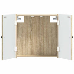 vidaXL Dartboard Cabinet BREDA Sonoma Oak 52.5 x 10.5 x 53.5 cm 2
