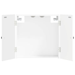 vidaXL Dartboard Cabinet BREDA High Gloss White 52.5 x 10.5 x 53.5 cm 2