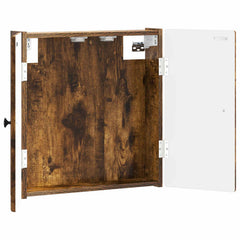 vidaXL Dartboard Cabinet BREDA Smoked Oak 52.5 x 10.5 x 53.5 cm 3