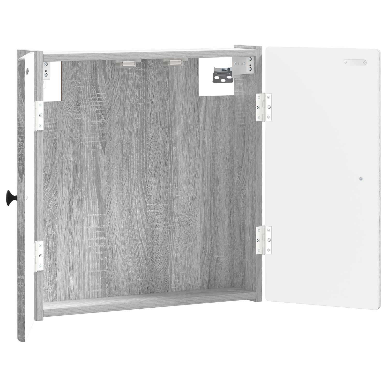 vidaXL Dartboard Cabinet BREDA Grey Sonoma 52.5 x 10.5 x 53.5 cm 3