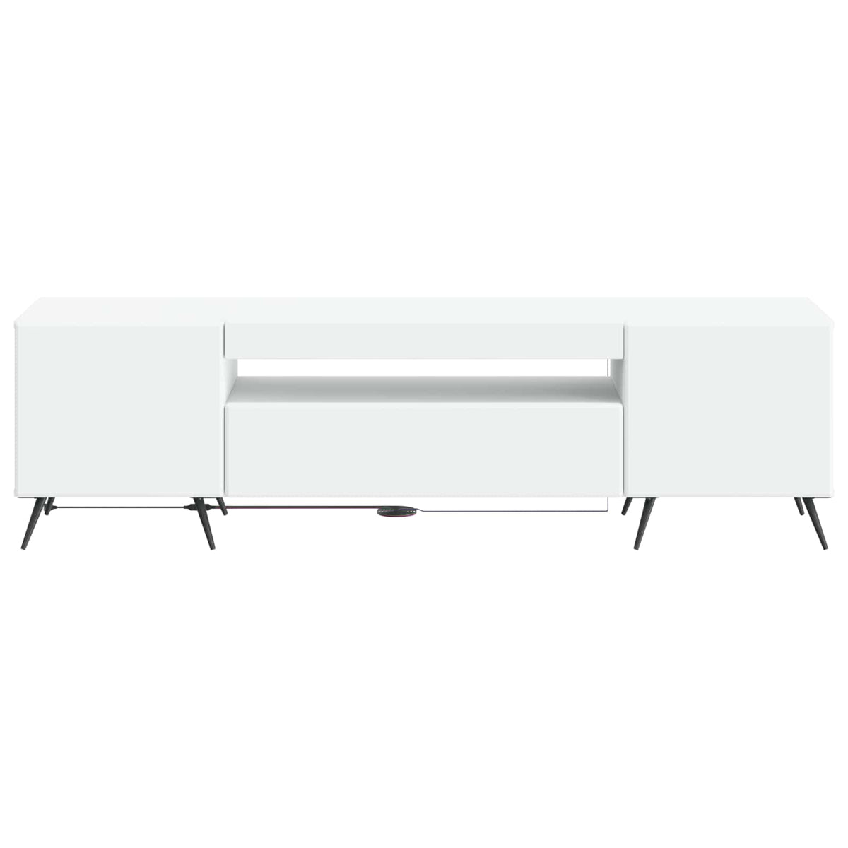 LED TV Cabinet Engineered Wood White