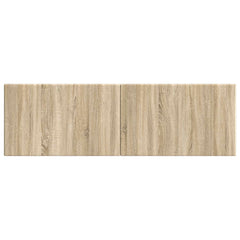 vidaXL Wall-Mounted Headboard BREDA Sonoma Oak Engineered Wood 3