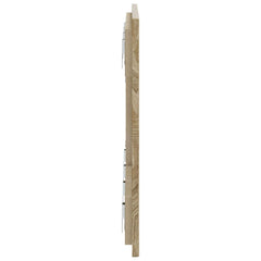 vidaXL Wall-Mounted Headboard BREDA Sonoma Oak Engineered Wood 4