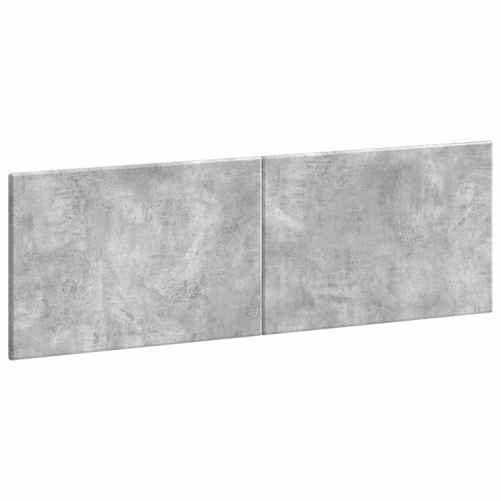 vidaXL Wall-Mounted Headboard BREDA Concrete Grey Engineered Wood 2