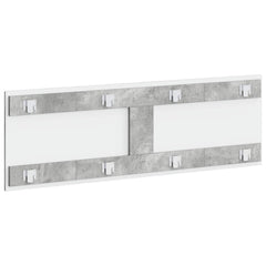 vidaXL Wall-Mounted Headboard BREDA Concrete Grey Engineered Wood 5