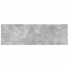 vidaXL Wall-Mounted Headboard BREDA Concrete Grey Engineered Wood 3